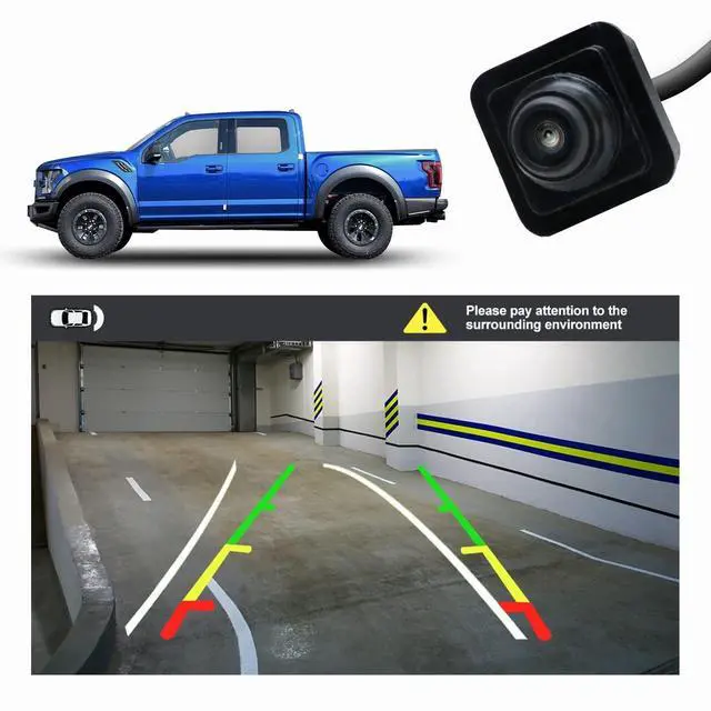 Alt view image 3 of 3 - YULU AHD Front View Camera, Night Vision 170Wide Angle for Ford F150 Fusion Mondeo Ranger Mustang Explorer (15-17 F150 Wide View)