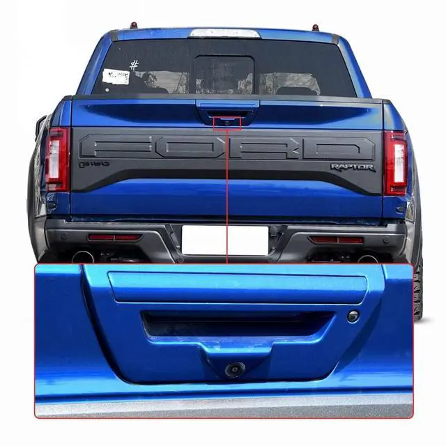 Alt view image 2 of 3 - YULU AHD Front View Camera, Night Vision 170Wide Angle for Ford F150 Fusion Mondeo Ranger Mustang Explorer (15-17 F150 Wide View)