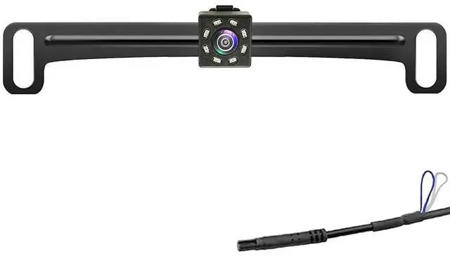 Main image of Goodsby Backup Camera HD Rear Front View License Plate Night Vision Waterproof Compatible with Clarion Dual Boss Jensen Stinger Podofo Soundstream Eonon Cartreque Sanptent Car Radio