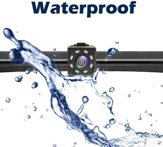 Alt view image 2 of 5 - Goodsby Backup Camera HD Rear Front View License Plate Night Vision Waterproof Compatible with Clarion Dual Boss Jensen Stinger Podofo Soundstream Eonon Cartreque Sanptent Car Radio