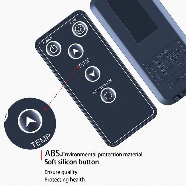 Alt view image 2 of 3 - New Heater Remote Control Replacement fit for EdenPURE A5152 Gen2 A5095 Gen2 Pure PTC Portable Room Heater