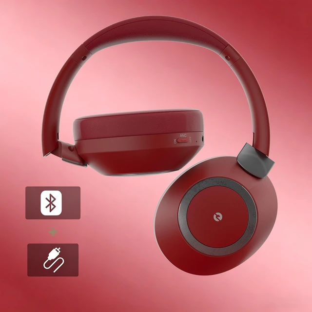 Alt view image 3 of 5 - EAORUL Active Noise Cancelling Headphones, 100H Bluetooth Headphones