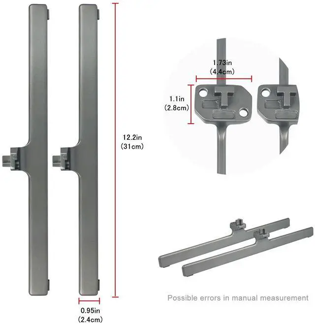 Alt view image 5 of 5 - 65A66H TV Stand Legs Table Top Holder Compatible with Hisense 65-inch 4K UHD Smart Google TV Model 65A66H, TV Stand Mount for 65" Hisense TV 65A66H, 65A66H Television Legs