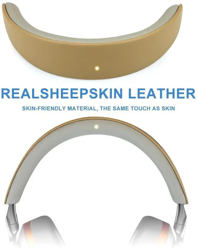 Alt view image 3 of 5 - SINOWO Lambskin Headset Strap,Replacement Headbands Straps for Bowers & Wilkins PX8/PX7 s2/PX7 s2e (do not fit PX7) Headphones,Headset Head Cushion Cover Repair Part (Tan)