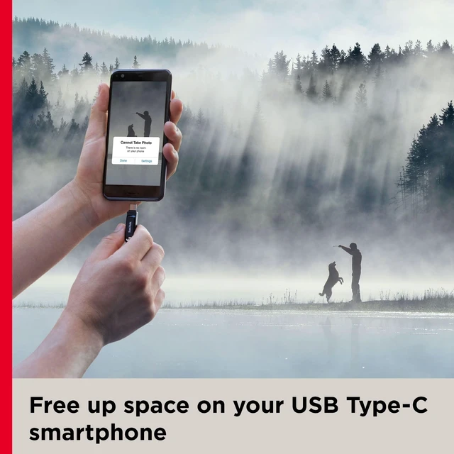 Alt view image 5 of 5 - SanDisk 32GB Ultra Dual Drive Go USB Type-C Flash Drive, Black - SDDDC3-032G-G46