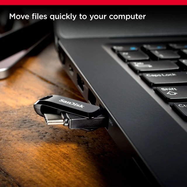 Alt view image 3 of 5 - SanDisk 32GB Ultra Dual Drive Go USB Type-C Flash Drive, Black - SDDDC3-032G-G46