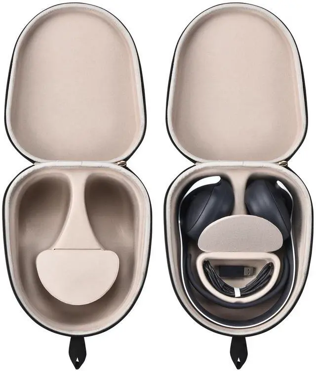 Alt view image 2 of 5 - DGSYMLXGS Headphone Storage case for Sony Pulse Elite Headset, Portable Built-in Magnetic Design Gaming Headphone Storage case (Black)