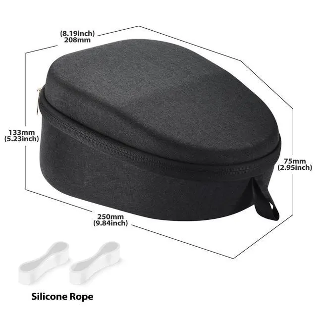 Alt view image 5 of 5 - DGSYMLXGS Headphone Storage case for Sony Pulse Elite Headset, Portable Built-in Magnetic Design Gaming Headphone Storage case (Black)