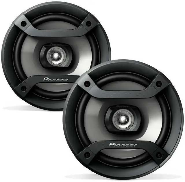 Main image of Pioneer F-Series TS-F1634R 6.5 2-Way Speakers (Pair) 200W Max, Balanced Sound + Smooth Treble, Great Stock Replacement, High-Efficiency Speaker Designed for OEM Power