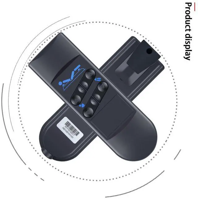 Alt view image 3 of 5 - SJUIF Bed Motor Hand Remote Control Replacement for Okimat II, 6 Button 5 Pin Remote for Okin Refined Hospital Beds