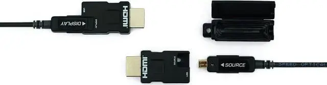 Main image of Opticis LHM2-PP30 Model LHM2-P HDMI 2.0 30 Meters Detachable Active Optical Cable with Plenum Jacket, Transmits HDMI Data Up to 100m (328 feet) Over Hybrid Cable, Supports 3D Contents Transmission