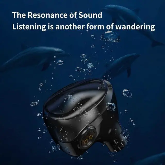 Alt view image 3 of 5 - TRN Dolphin In-Ear Monitor Earphones, 10mm Dual Magnetic Dynamic Driver, LCP Diaphragm IEM Headphones, Detachable 0.78mm 2-Pin Cable, HiFi Wired Earbuds for Music, Studio, Gaming (Type-C, Mic)