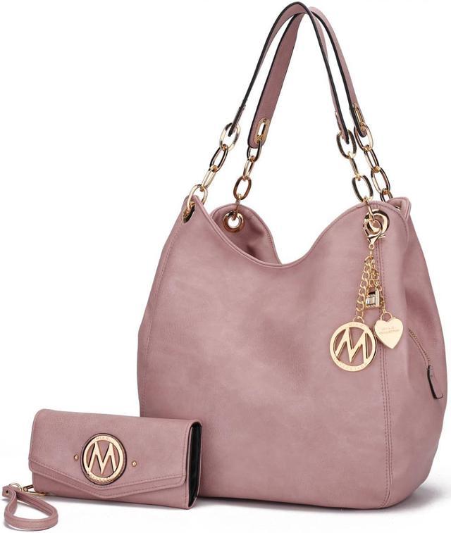 MKF Collection by Mia K Womens Ashley Vegan Leather Hobo