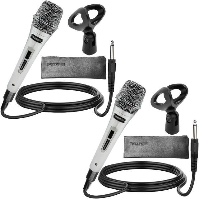 5 Core 5 Core Premium Vocal Dynamic Cardioid Handheld Microphone Neodymium  Magnet Unidirectional Mic, 16ft Detachable