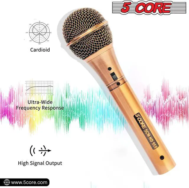 Alt view image 7 of 7 - 5 Core Professional Microphone Audio Dynamic Cardiod Karaoke Singing Wired Mic Music Recording Karaoke Microphone 5 Core PM625 (ND-959 Elantra)