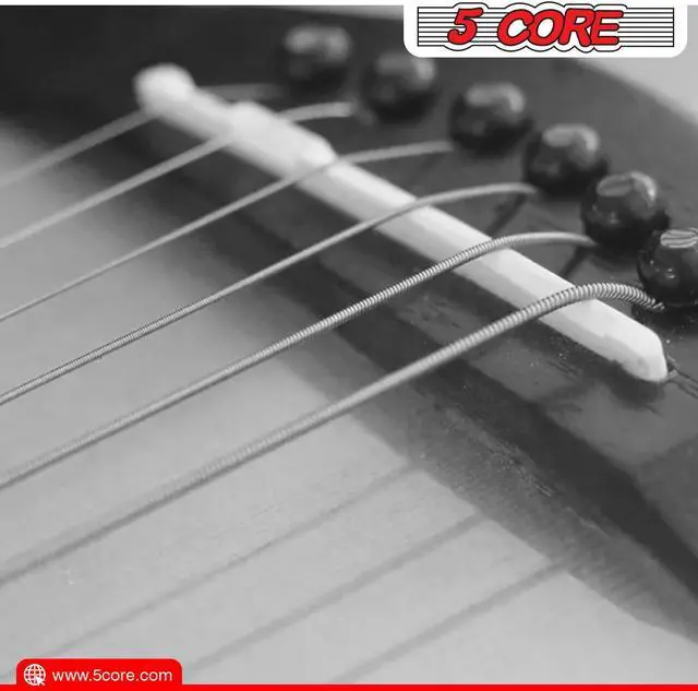 Alt view image 3 of 7 - Guitar strings Steel Acoustic guitar & bass accessories; Light; Package Corrosion-Free 5 Core GS AC