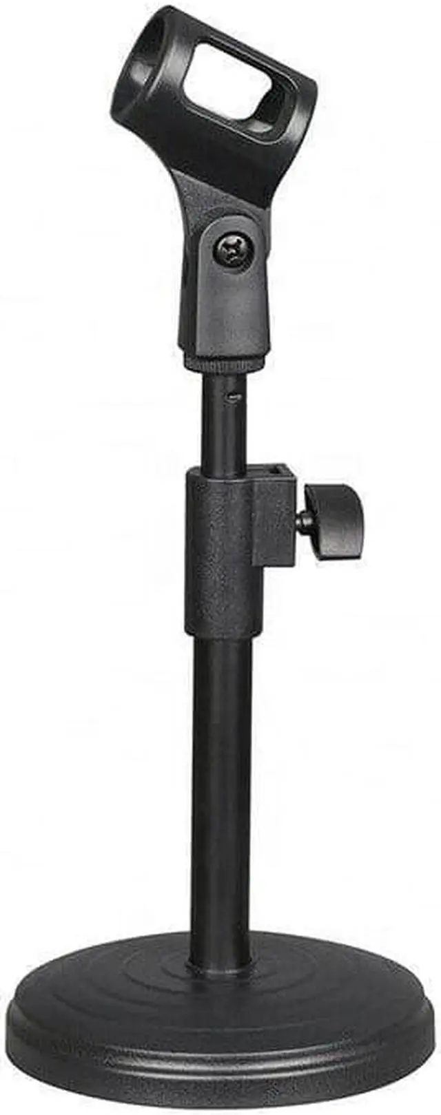 Main image of Desktop Microphone Stand Table Desk Mic Holder Stands Clip Holder Mount Clamp Round Base Podcast Recording 5Core MS RBS BOOM Ratings Best Deal
