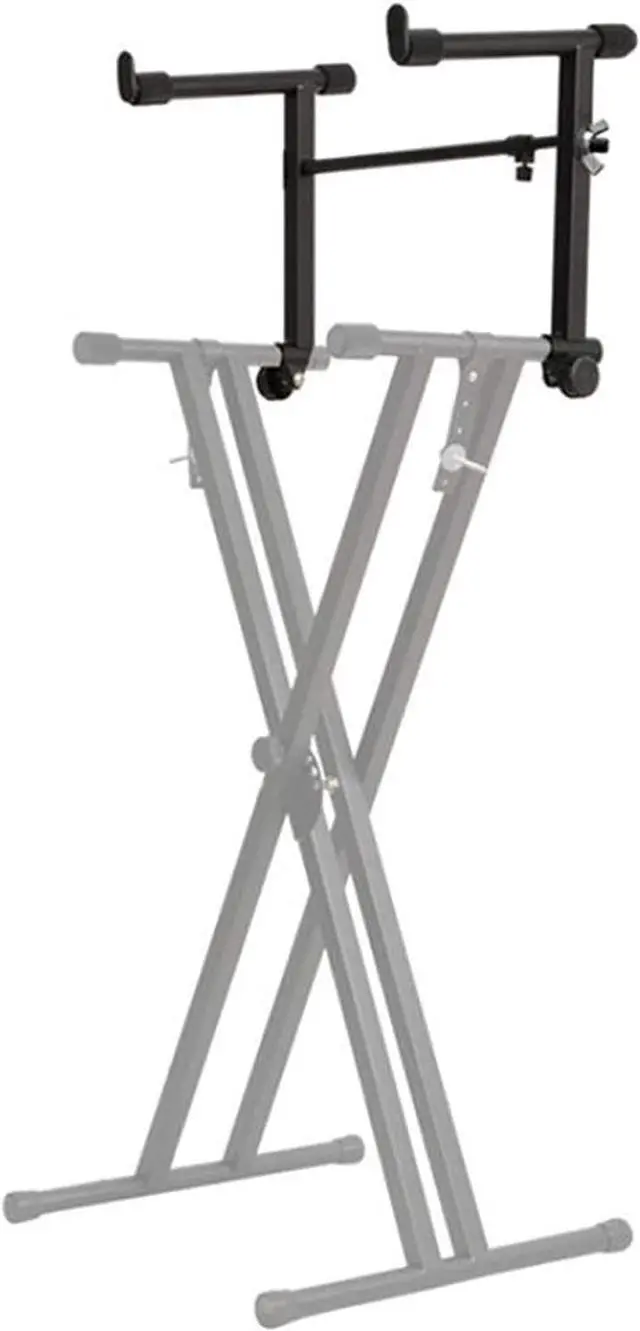 Alt view image 6 of 7 - Keyboard Stand Extension Adapter X-Style Keyboard Stand With 2 tier 5Core KS 2T