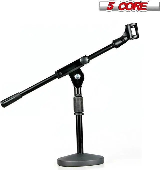 Alt view image 2 of 7 - 5Core Adjustable Desk Microphone Stand Boom Arm w/ NonSlip Mic Clip Twist Clutch MSSB