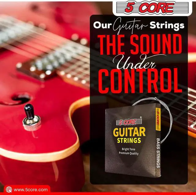 Alt view image 6 of 7 - 5 Core Electric Guitar Strings;  Pure Nickel Guitar Strings .010-.048 Guitar Strings Electric String in 1 set GS EL BSS 4PCS