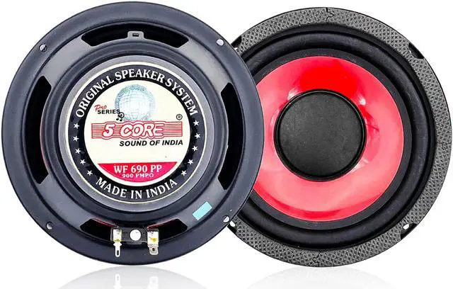 Alt view image 2 of 7 - 6.5 inch Subwoofer Replacement Car Speaker DJ Speaker Sub Woofer Loudspeaker Wide Range Loud 5 Core WF 690 PP