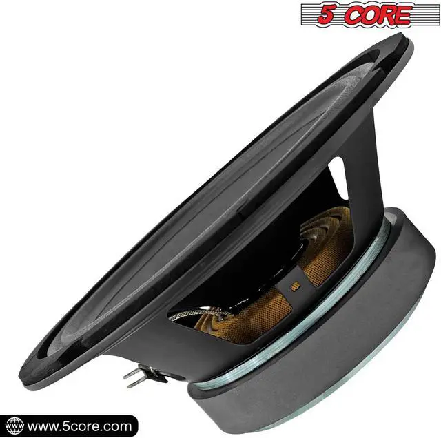 Alt view image 3 of 7 - 5 Core 8 Car Audio Speakers with Bullet 580 W 8 Ohm Mid-Range Loudspeaker MR 8 BLT R 8oHM