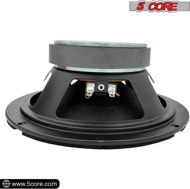 Alt view image 4 of 7 - 5 Core 8 Car Audio Speakers with Bullet 580 W 8 Ohm Mid-Range Loudspeaker MR 8 BLT R 8oHM
