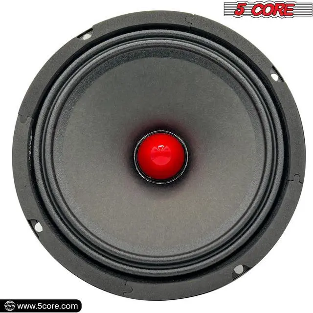 Alt view image 2 of 7 - 5 Core 6.5 Car Audio Speakers with Bullet 500 W 8 Ohm Mid-Range Loudspeaker MR 6.5 BLT R 8oHM