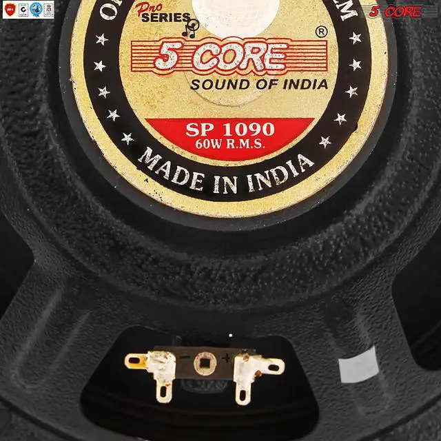 Alt view image 4 of 7 - 10 inch Car Audio Speaker bass woofer1000 Watt High Power Bass Surround Sound Stereo System DJ Loudspeaker Wide Range Foam Edge Cone 4 ohms 90mm 5 Core SP-1090Ratings