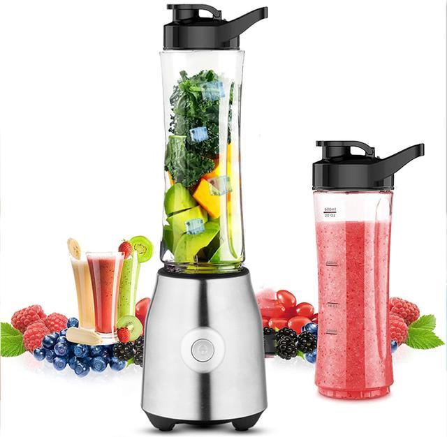 5 Core 600ml Personal Blender for Shakes and Smoothies; Powerful &  Professional Smoothie Maker with Portable Bottle 300W Electric Motor BPA  Free Food Processor 20 Oz 4 Stainless Steel Blade 5C 521 