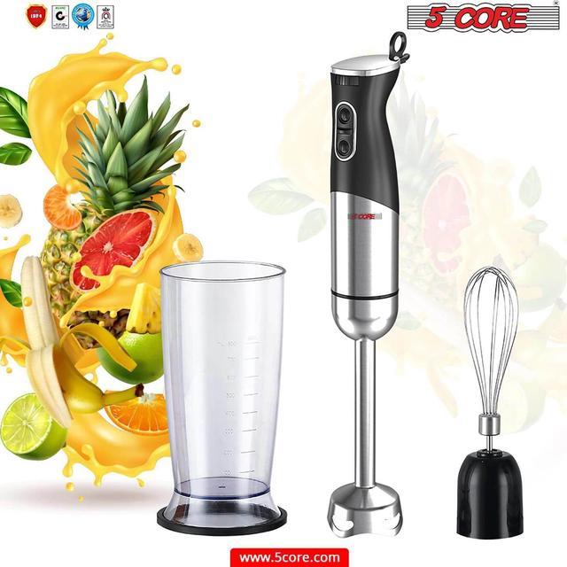 400W Powerful Hand Blender, Immersion Hand Blender with 2 Speed, ABS and  Stainless Steel