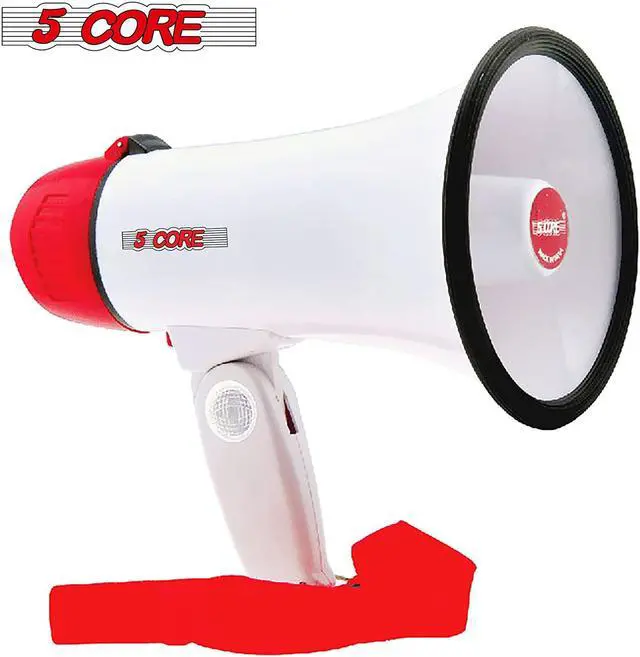 Alt view image 2 of 7 - Megaphone Speakers Blow Horn Pro Loud Speaker Bullhorn Handheld Siren Voice Recording 6R