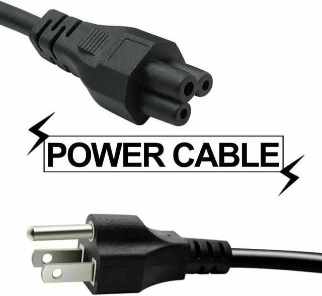 Alt view image 5 of 7 - 5 Core Replacement UL Listed AC Wall Power Cord 10 Feet 3 Prong Universal AC Cable for LG TV Dell HP Asus Toshiba Lenovo Acer Samsung Laptop Notebook Computer Charger PL 1002