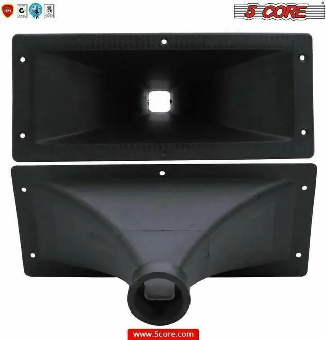 Alt view image 2 of 7 - 5 CORE 4x10 Rectangle Plastic Screw-On Horn For Assorted Speaker Cabinets 34mm Throat HISE 4X10 1PC