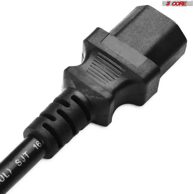 Alt view image 5 of 7 - 5 Core Replacement UL Listed AC Wall Power Cord 10 Feet 3 Prong Universal AC Cable for LG TV Dell HP Asus Toshiba Lenovo Acer Samsung Laptop Notebook Computer Charger PL 1002