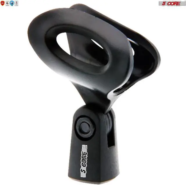 Alt view image 2 of 6 - 3-Pack Large Microphone Clips for all Handheld 5 Core MC 03 3PCS