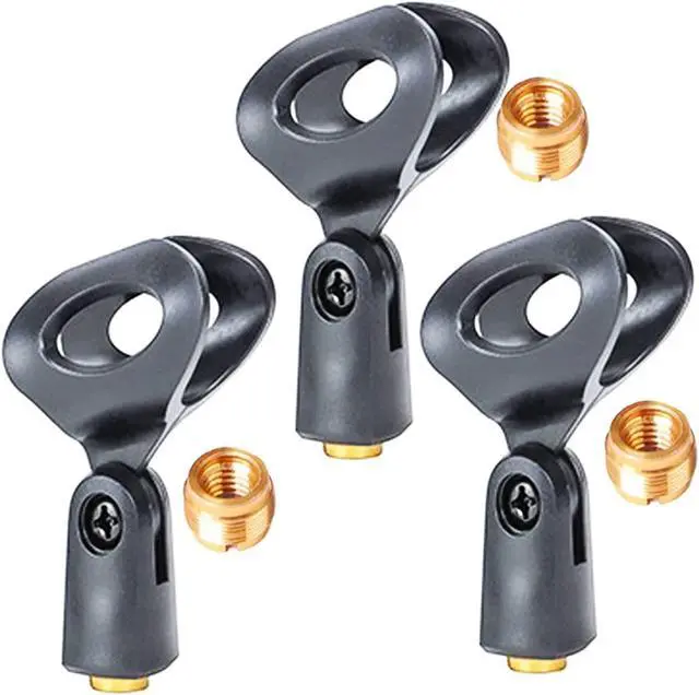 Main image of 3-Pack Large Microphone Clips for all Handheld 5 Core MC 03 3PCS