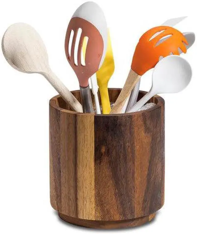 Alt view image 3 of 3 - Kalmar Home Rotating Lazy Susan Utensil Holder