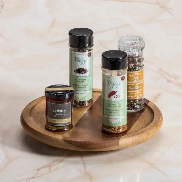 Alt view image 2 of 3 - Kalmar Home Lazy Susan lazy susan - 18"