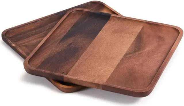 Alt view image 2 of 3 - Kalmar Home Sets of 2 Large Square Plates