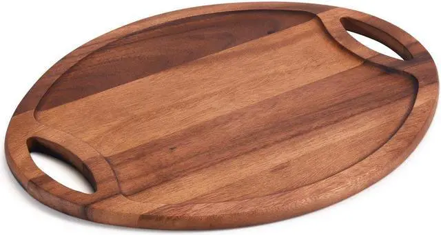 Main image of Kalmar Home Oval Tray with Handles - Large