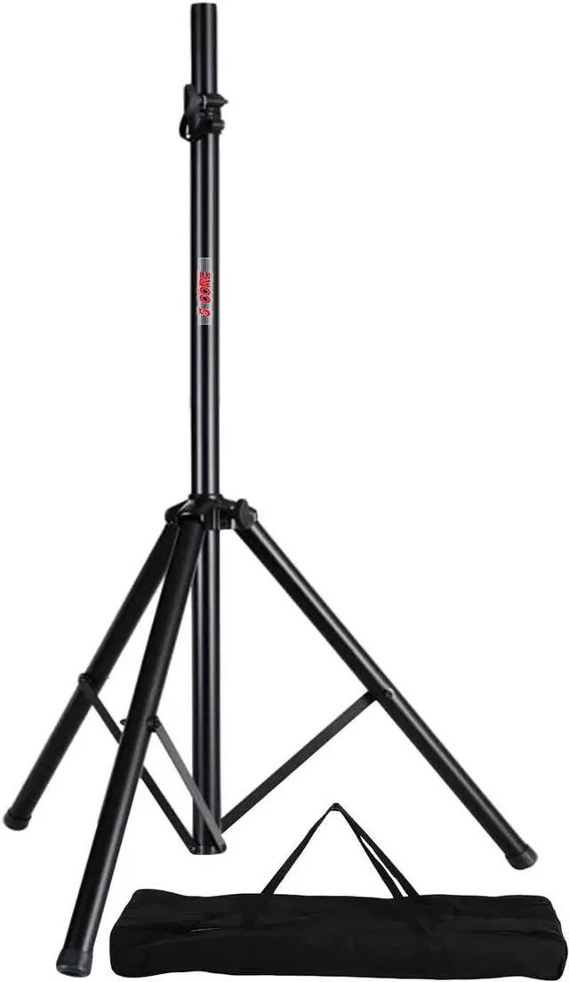 Main image of 5 Core 2 Pieces PA Speaker Stands Adjustable Height Professional Heavy Duty Tripod Mounting Bracket; Pieces Carrying Bag; Extend from 40 to 72 inches; Black - Supports 132 lbs SS HD 2PK BLK BAG