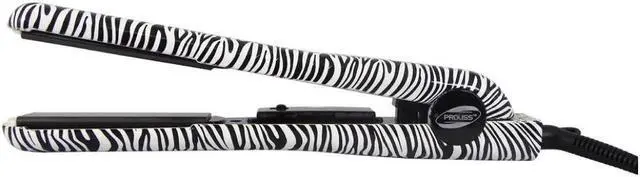 Main image of Proliss Infusion 1.25" Single Pass 100% Solid Ceramic Flat Iron - White Zebra