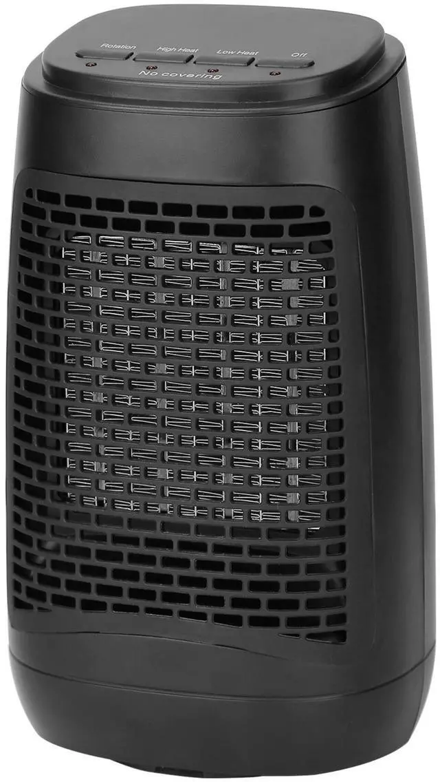 Main image of 1500W Space Heater with 70° Oscillation, Overheat & Tip-Over Protection - Black - One size