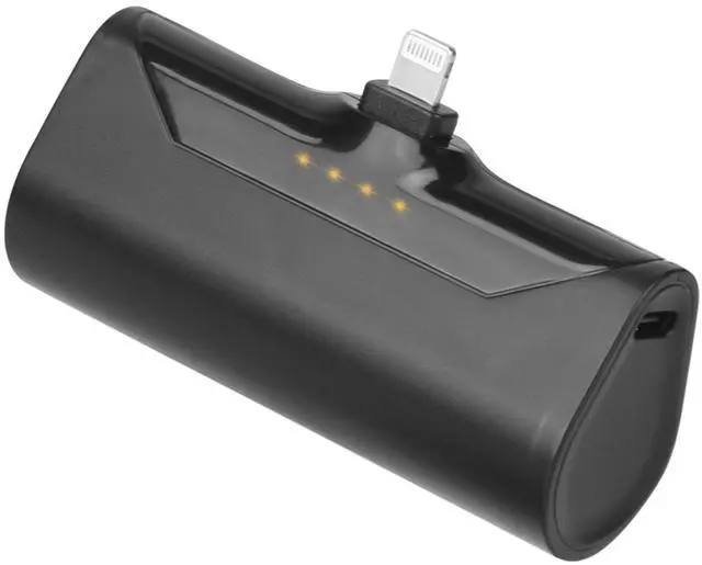 Main image of 4800mAh 20W Fast Charger Mini Power Bank for iPhone 14/13/12 - Black - One size