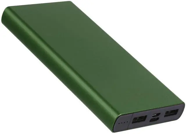 Main image of 20000mAh Power Bank Dual USB Type-C Micro USB External Battery - Green - One size