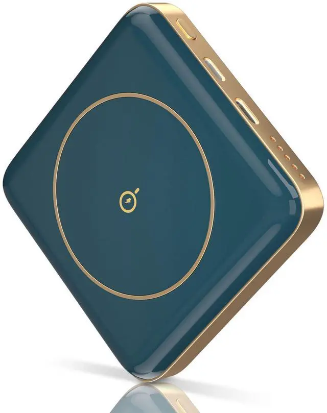 Main image of 10000mAh MagSafe Wireless Power Bank Magnetic for iPhone 14/13/12/11 - Blue - One size