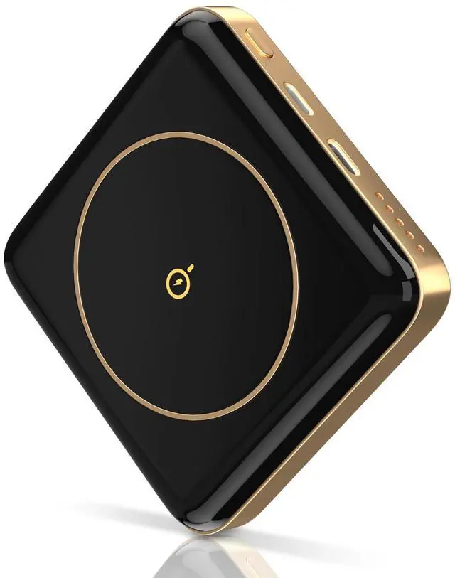 Main image of 10000mAh MagSafe Wireless Power Bank Magnetic for iPhone 14/13/12/11 - Black - One size