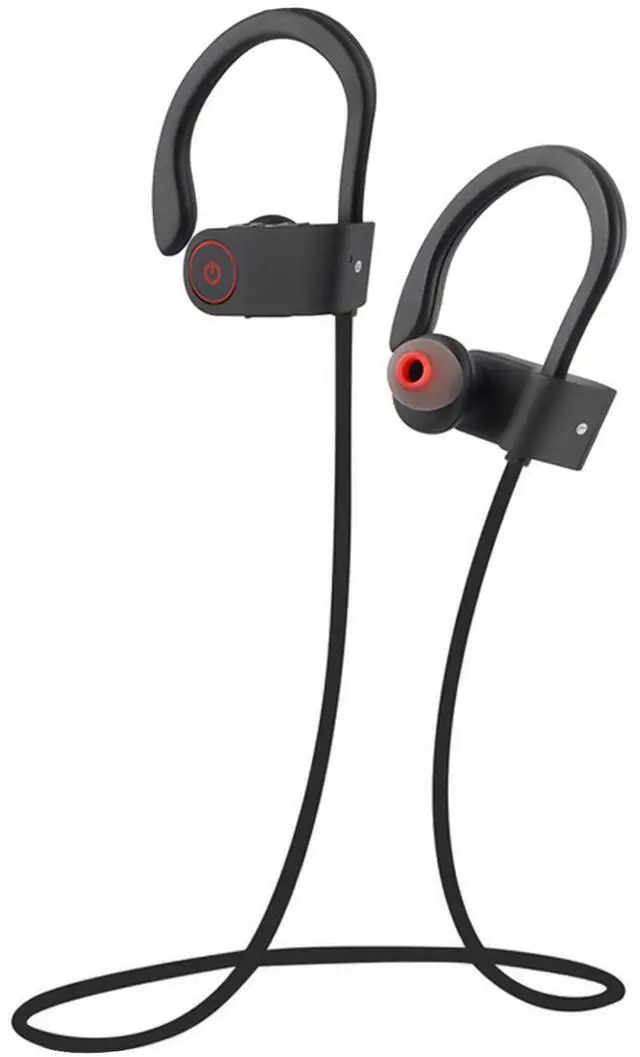 Main image of IPX7 Waterproof Wireless Sport Earphones Noise Canceling Neckband 8Hrs - Black - One size