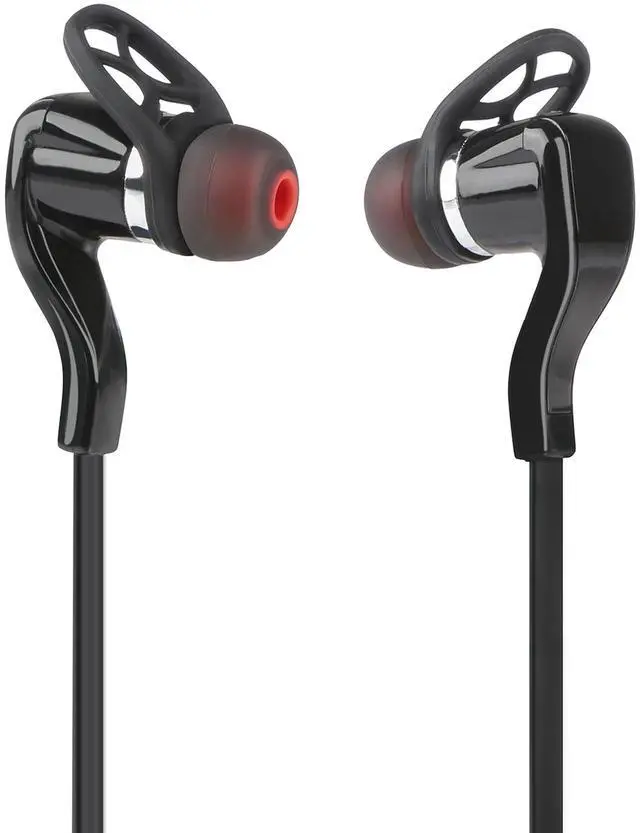 Main image of Streamlined Sport Wireless In-Ear Earphones with Mic - Black - One size